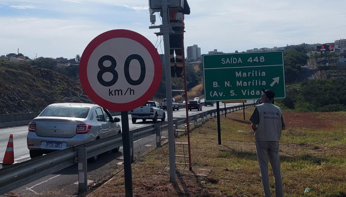 Em Marília, Ipem-SP verifica radares na rodovia SP 294